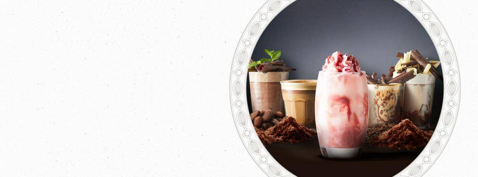 Van Houten  5 colours of chocolate drinks