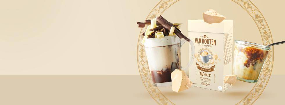 Van Houten Ground White chocolate drinks