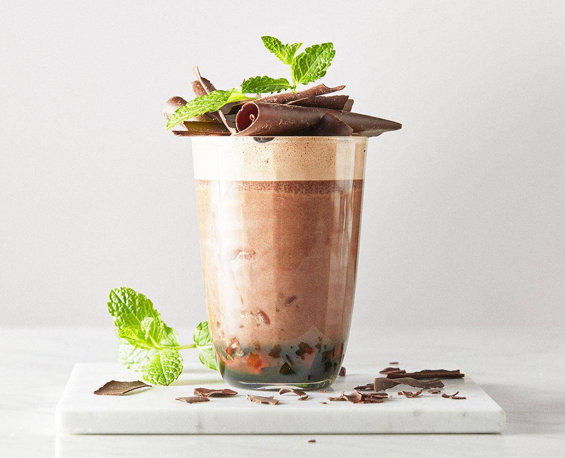 Van Houten Dark Ground chocolate drink